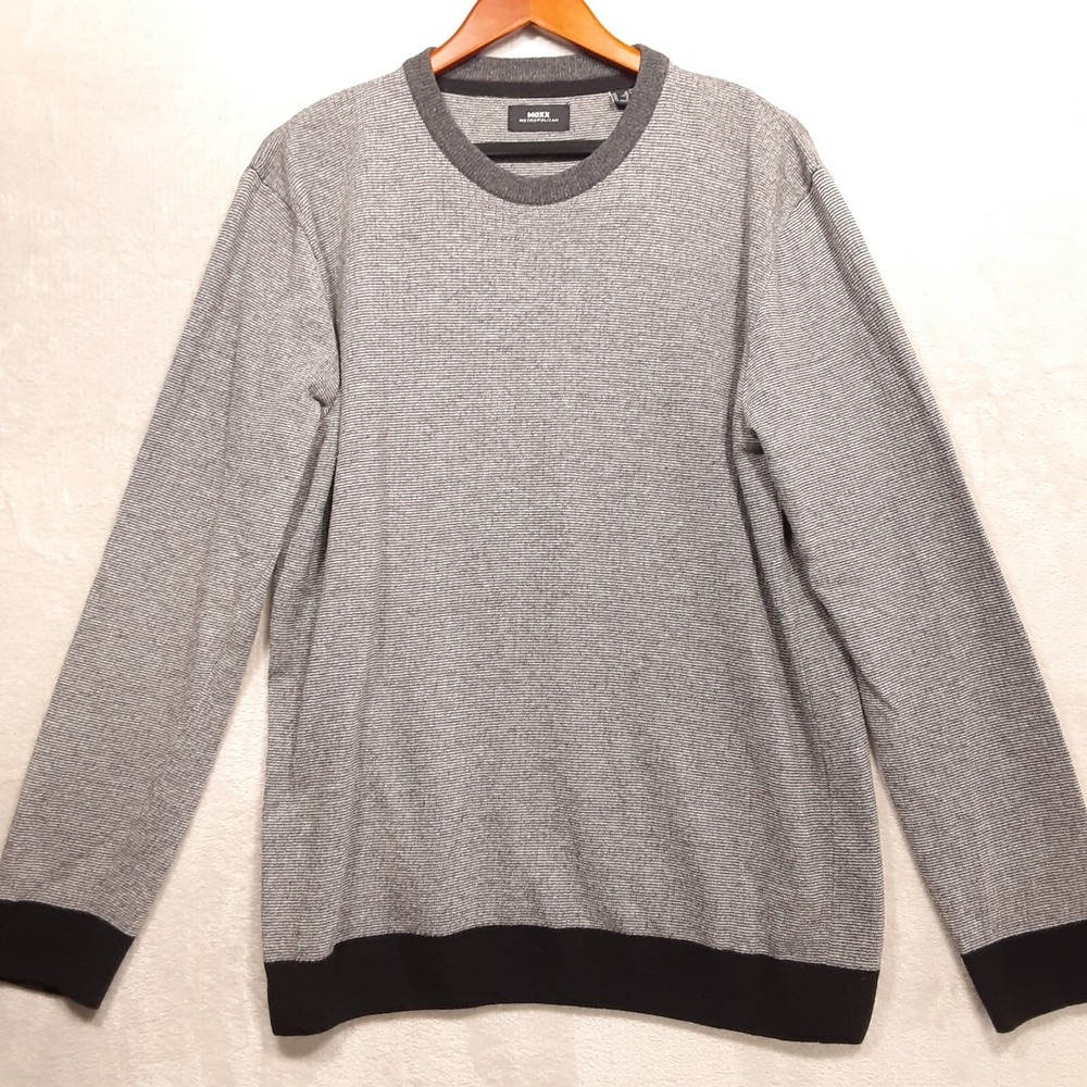 Mexx Metropolitan Mens Crew Neck Pullover Sweater Sz.XL/Gray/Wool&Cashmere Blend